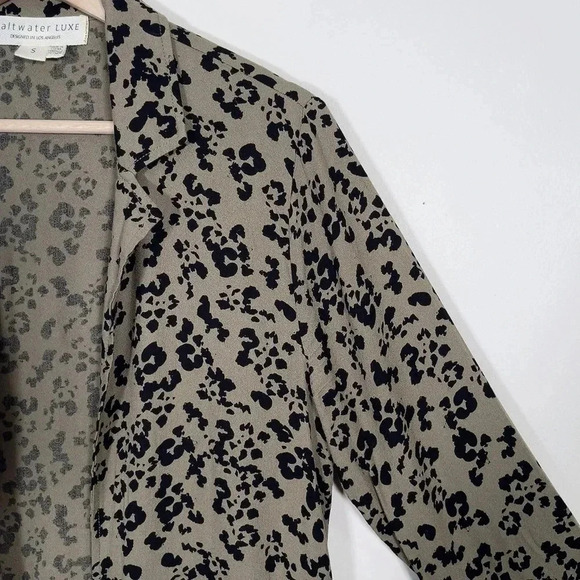 SALTWATER LUXE | PREMIUM LUXE ANIMAL PRINT BOHO DUSTER ROBE - Picture 8 of 14